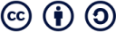 Creative Commons Attribution Share Alike logos
